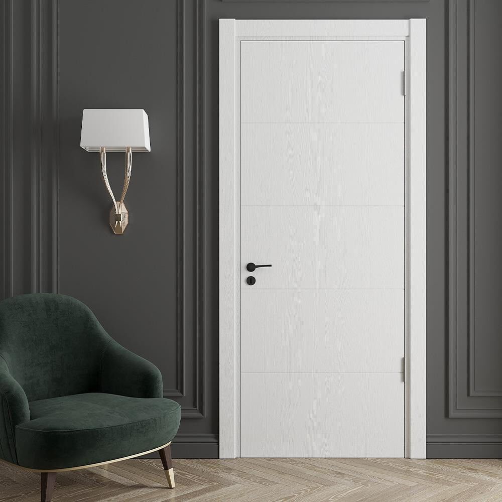 Teta Home Spil Amerikan Panel Kapı WC-Banyo - Beyaz - 77x203 - 10/13