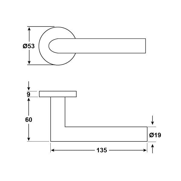 Hafele Kapı Kolu Seti Werner II M Barelli Mat Paslanmaz Çelik 15 Adet
