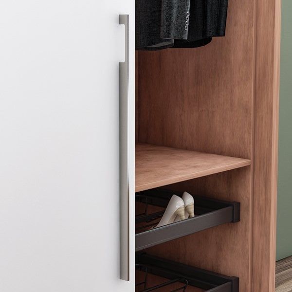 Hafele Mobilya Kulpu Mia Side2 800mm Paslanmaz Çelik