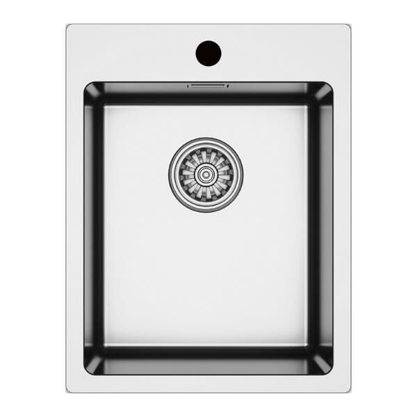 Hafele Novara09 Eviye Seti 390x505mm Paslanmaz Çelik Parlak (Sifonsuz)