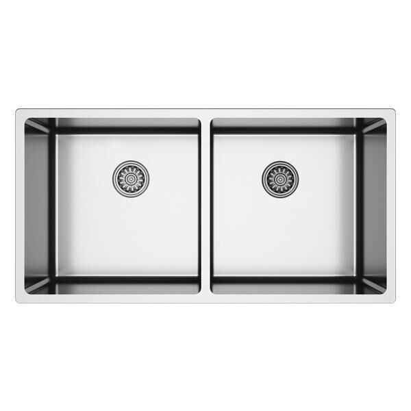 Hafele Novara08 Eviye Seti 860x440mm Paslanmaz Çelik Parlak (Sifonsuz)
