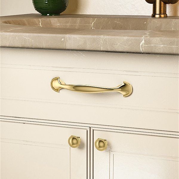 Hafele Düğme Kulp Roy Jr. Parlak Pirinç