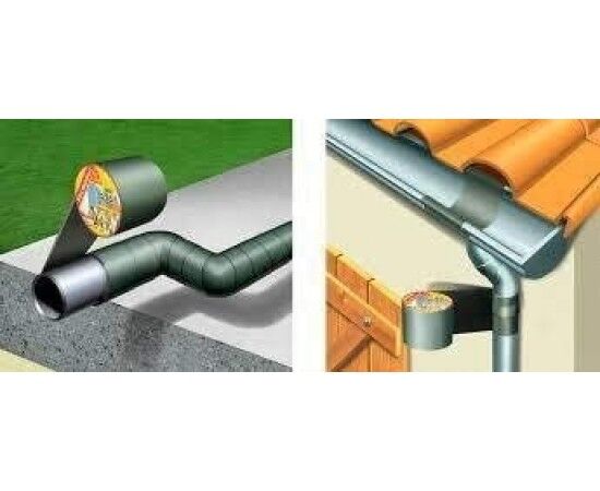 Sika Multiseal-T - Bitüm esaslı Yalıtım Bantı - (30 cm * 10 m ) Alüminyum