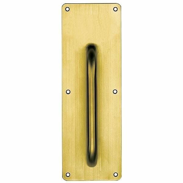 Hafele İtme Plakası 100x300mm Parlak Pirinç Renk