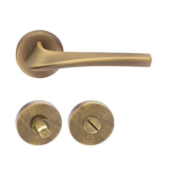 Hafele Kapı Kolu Seti Master WC Antik Bronz