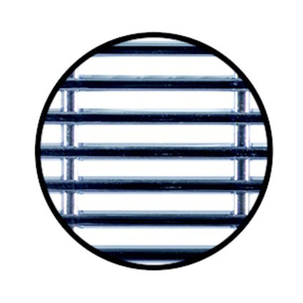 Hafele Menfez Dikdörtgen 42x170mm, Krom Renk