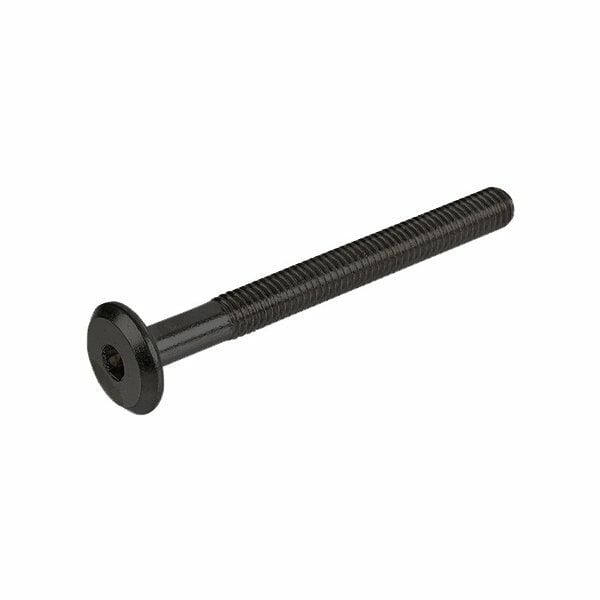 Hafele Yassı Başlı Vida M6x40mm, Siyah Renk (100 Adet)