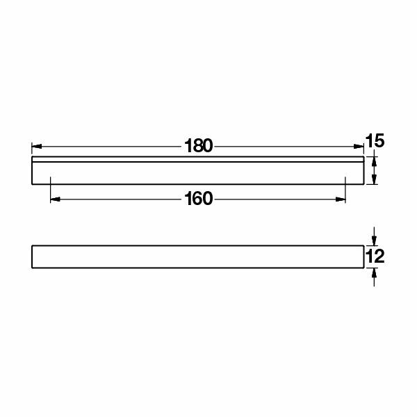 Hafele Mobilya Kulpu Dakota 160mm Parlak Krom