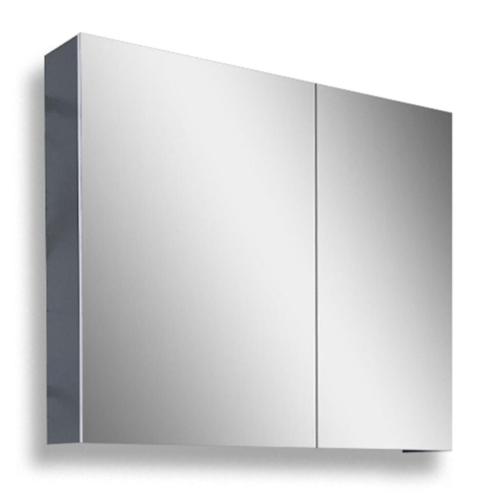Teta Home Tokyo 80 cm MDF Banyo Aynalı Üst Dolap