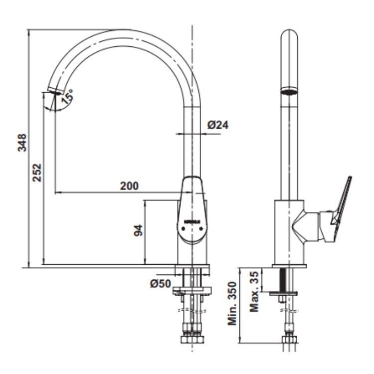Hafele Eviye Bataryası Vog Mat Siyah
