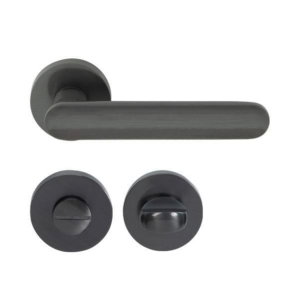 Hafele Kapı Kolu Seti Marte WC Antrasit