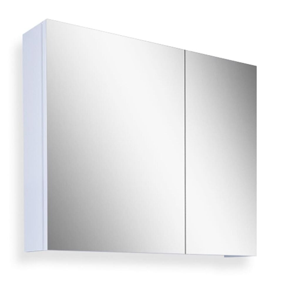 Teta Home Tokyo 80 cm MDF Banyo Aynalı Üst Dolap Beyaz