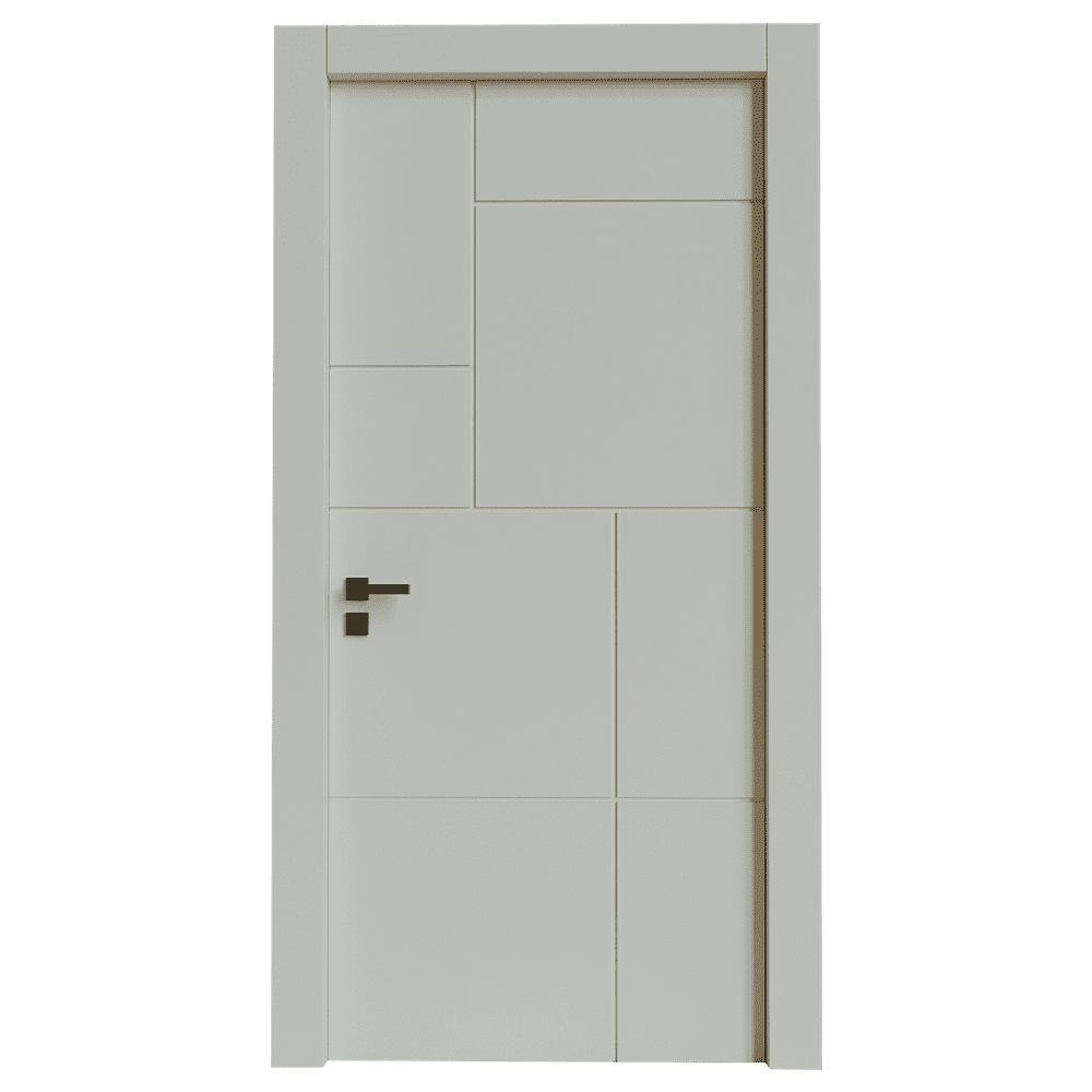 Teta Home T-6007 İç Oda Mdf Lake Kapı Krem - WC-Banyo - 87x203 - 10/13