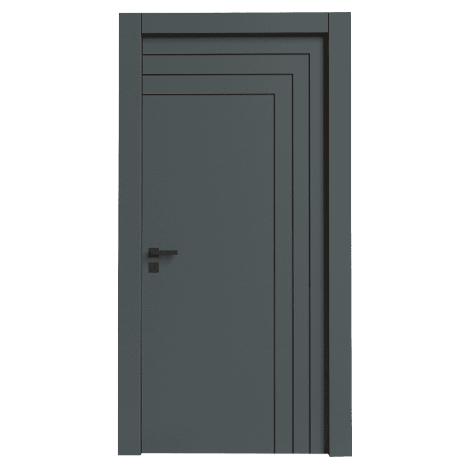 Teta Home T-6004 İç Oda Mdf Lake Kapı Oda - Antrasit - 77x203 - 10/13
