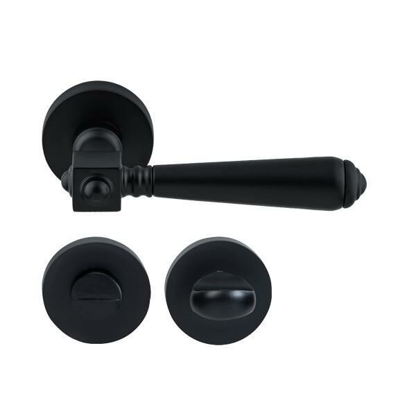 Hafele Kapı Kolu Seti Bien WC Mat Siyah