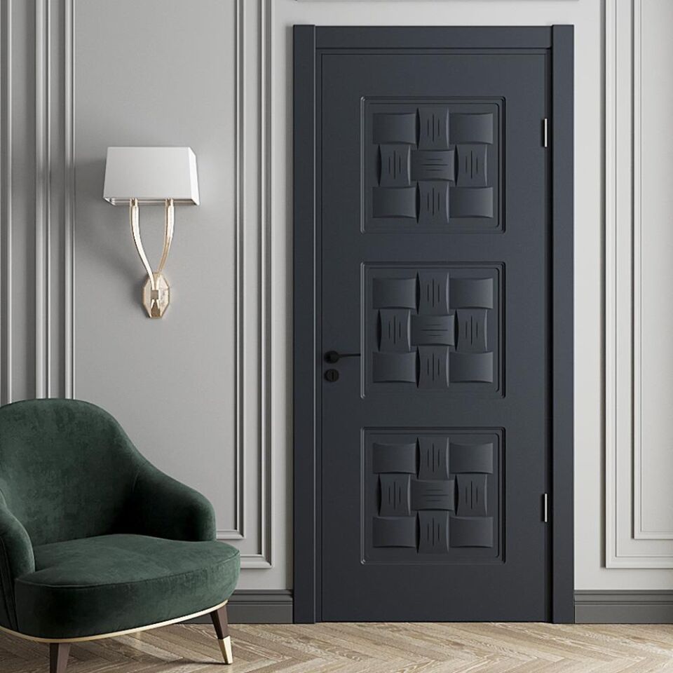 Teta Home Ilgaz Amerikan Panel Kapı Oda - Antrasit - 87x203 - 14/17