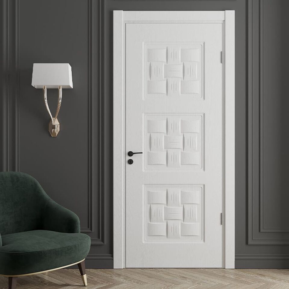 Teta Home Ilgaz Amerikan Panel Kapı WC-Banyo - Beyaz - 87x203 - 10/13