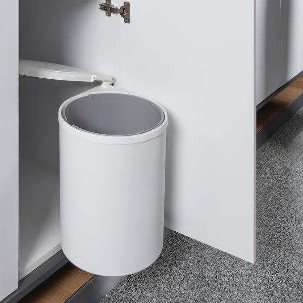 Hafele Self Çöp Kutusu,Beyaz,13Lt