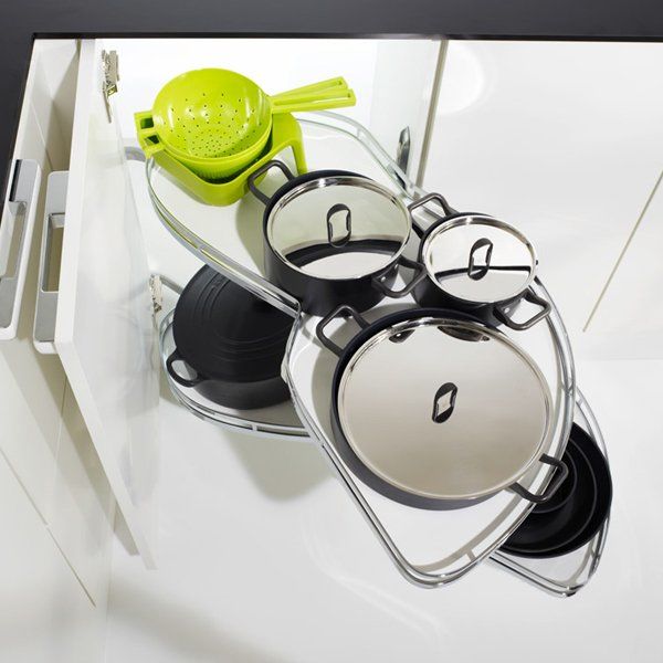 Hafele LeMans II Kiler Set Krom Sol 45/60-75cm