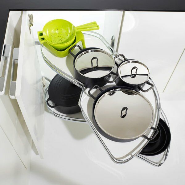 Hafele Lemans II Kiler Set Krom Sol 45/125cm