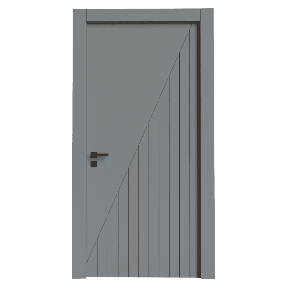 Teta Home S-7002 İç Oda Mdf Lake Kapı WC-Banyo - Sis gri - 87x203 - 14/17