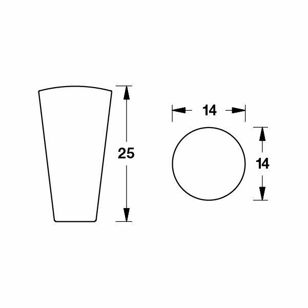 Hafele Düğme Kulp Vasso Mat Siyah