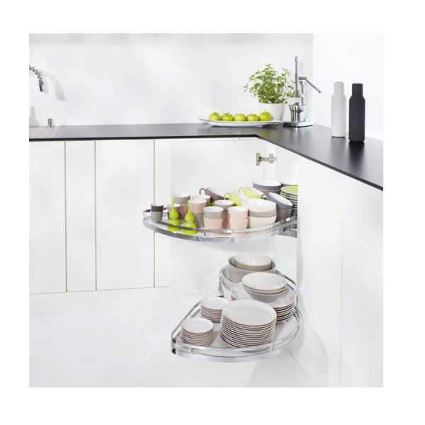 Hafele Lemans II Kiler Set Krom Sol 50/125cm