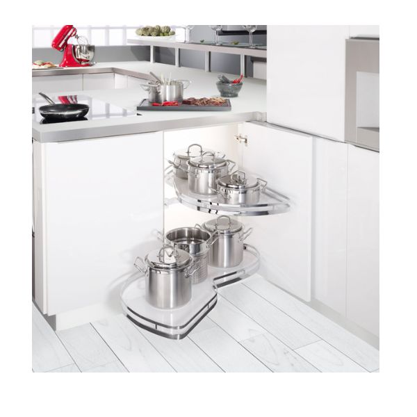 Hafele Lemans II Kiler Set Krom Sol 50/125cm