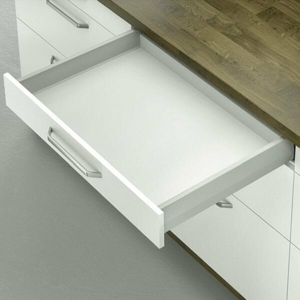 Hafele Çekmece Seti Bordürsüz 40'lık Vidalı Açık Gri