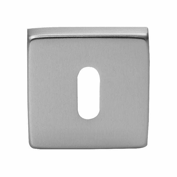 Hafele Kare Oda Kapı Kolu Rozeti 50mm, Mat Nikel Renk