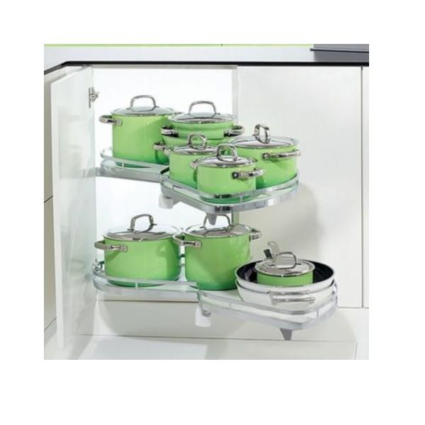 Hafele Lemans2 Sağ Kiler Seti 45/60-75cm, Antrasit Renk