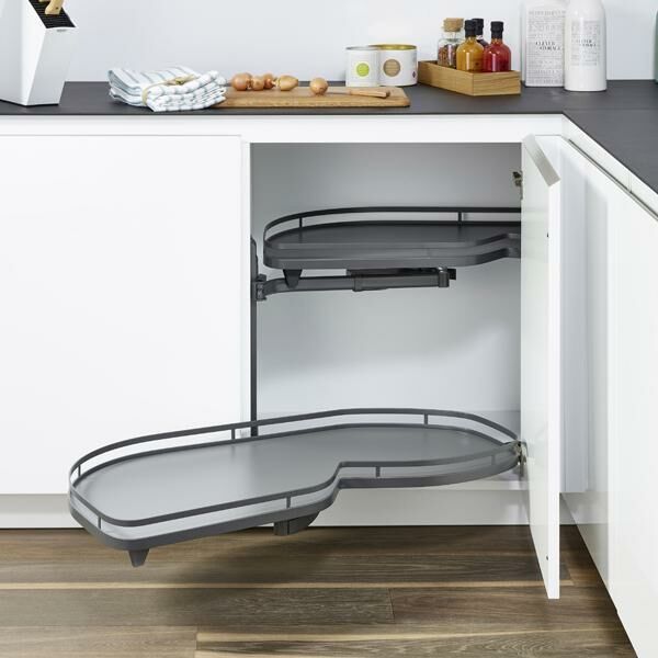 Hafele Lemans II style sepet,2'li,sol,600mm,ant