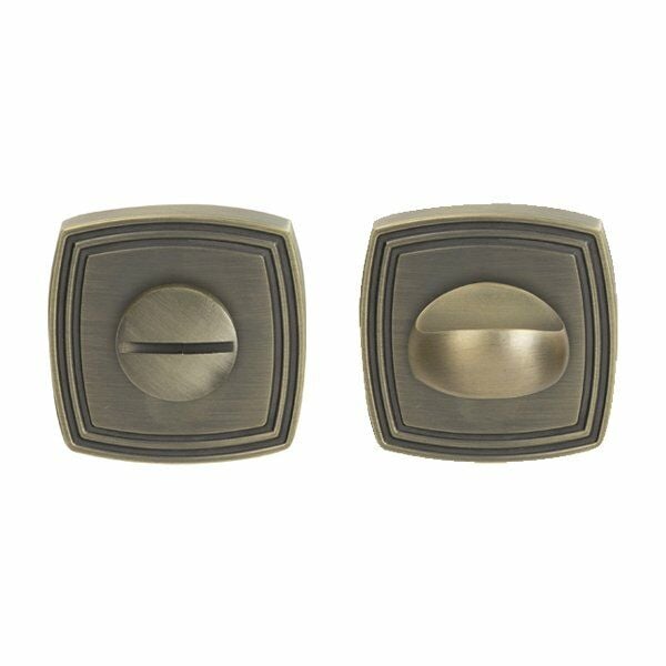 Hafele Wc Kare Kapı Kolu Rozet, Antik Bronz Renk