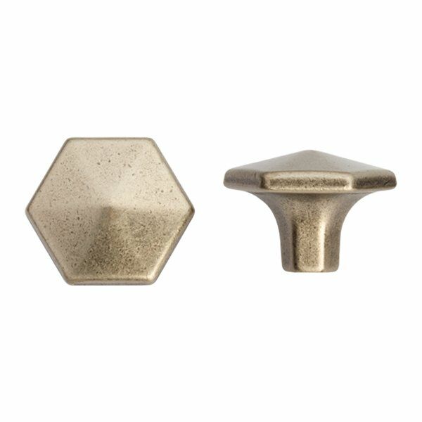 Hafele Düğme Kulp Bloombury Jr. Antik Gümüş