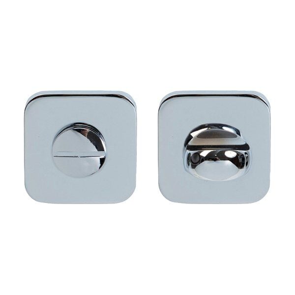 Hafele Wc Kare Kapı Kolu Rozet, Parlak Krom Renk