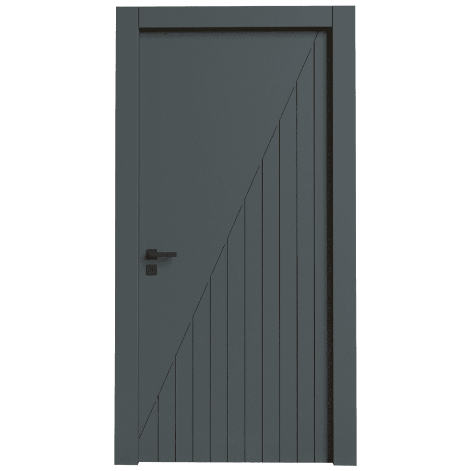 Teta Home S-7002 İç Oda Mdf Lake Kapı Oda - Antrasit - 77x203 - 10/13