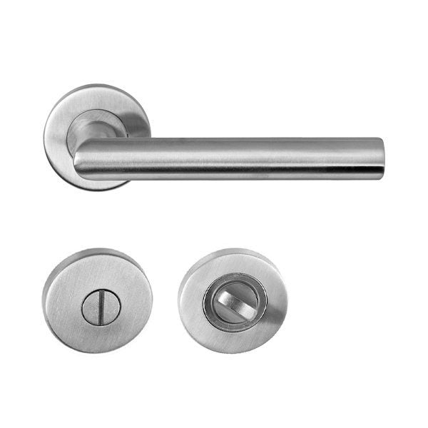 Hafele Kapı Kolu Seti Werner2-M WC Paslanmaz Çelik