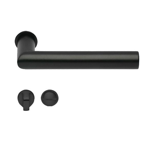 Hafele Kapı Kolu Seti Mini Werner WC Mat Siyah