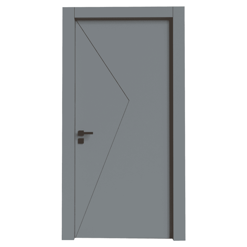 Teta Home T-6003 İç Oda Mdf Lake Kapı Oda - Sis gri - 77x203 - 10/13