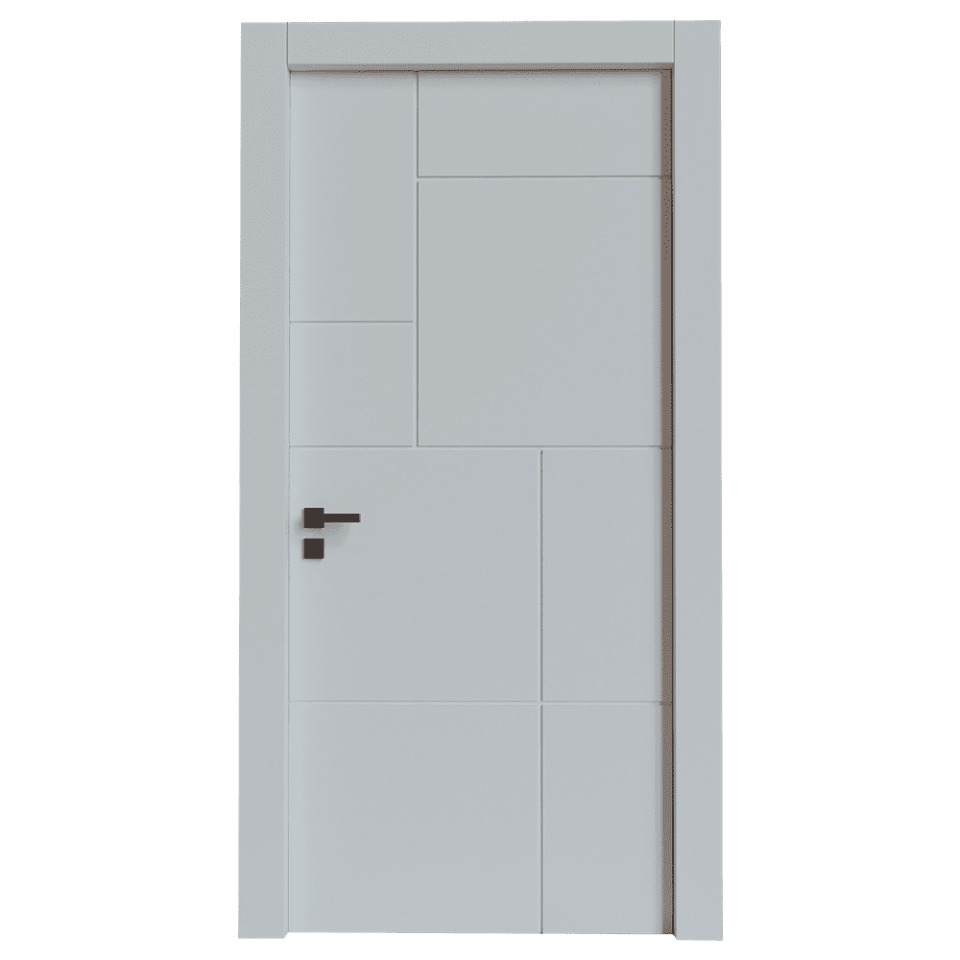Teta Home T-6007 İç Oda Mdf Lake Kapı Beyaz - WC-Banyo - 87x203 - 14/17