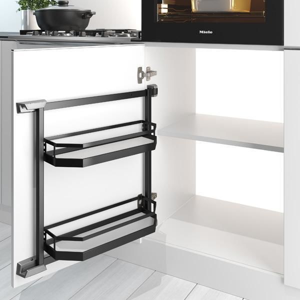 Hafele Tandem Side 450/600mm A.Style Antrasit