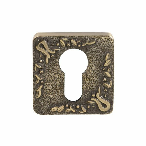 Hafele Barelli Kare Kapı Kolu Rozet, Antik Bronz Renk