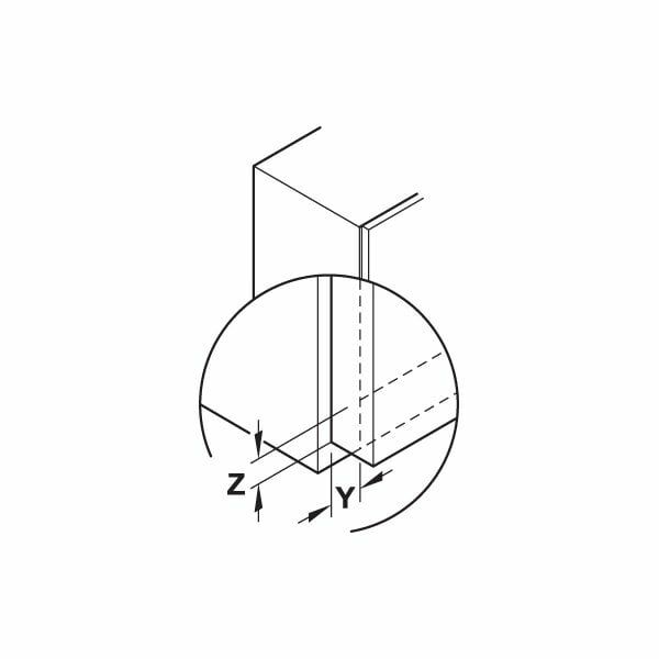 Hafele PCS 120 Düşer Kapak Makası Mod C, Beyaz Renk