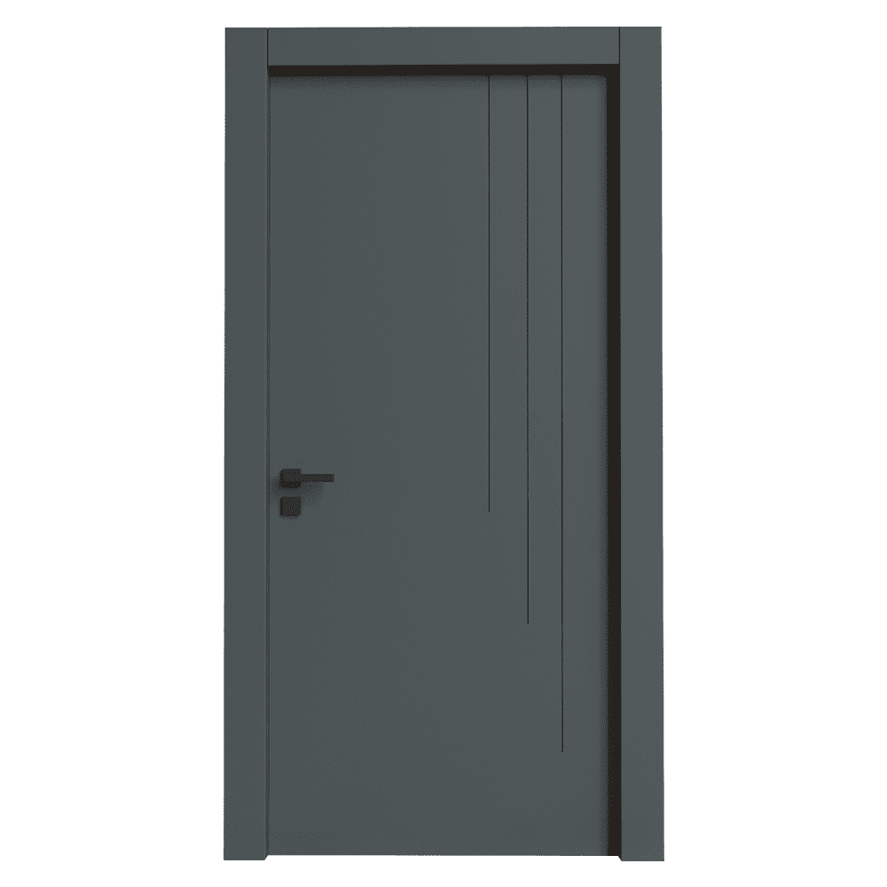 Teta Home T-6015 İç Oda Mdf Lake Kapı Antrasit - 87x203 - 18/21 - WC-Banyo