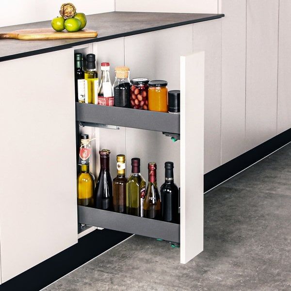 Hafele Şişelik K-Line 15 Antrasit 150mm