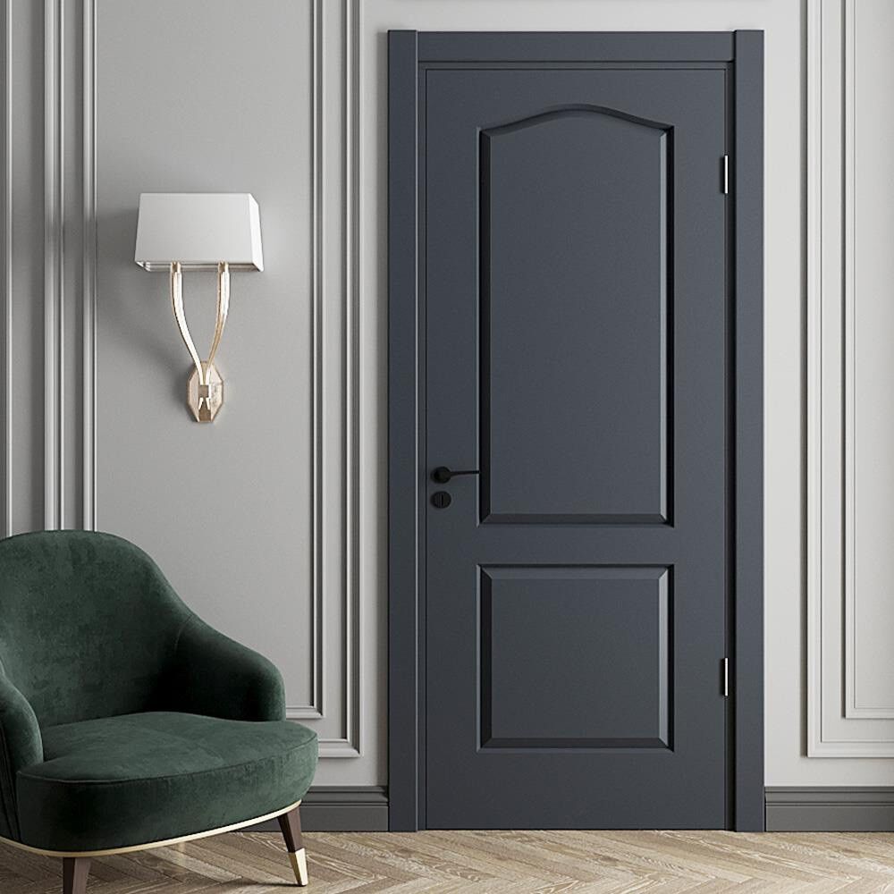 Teta Home Uludağ Amerikan Panel Kapı WC-Banyo - Antrasit - 87x203 - 18/21