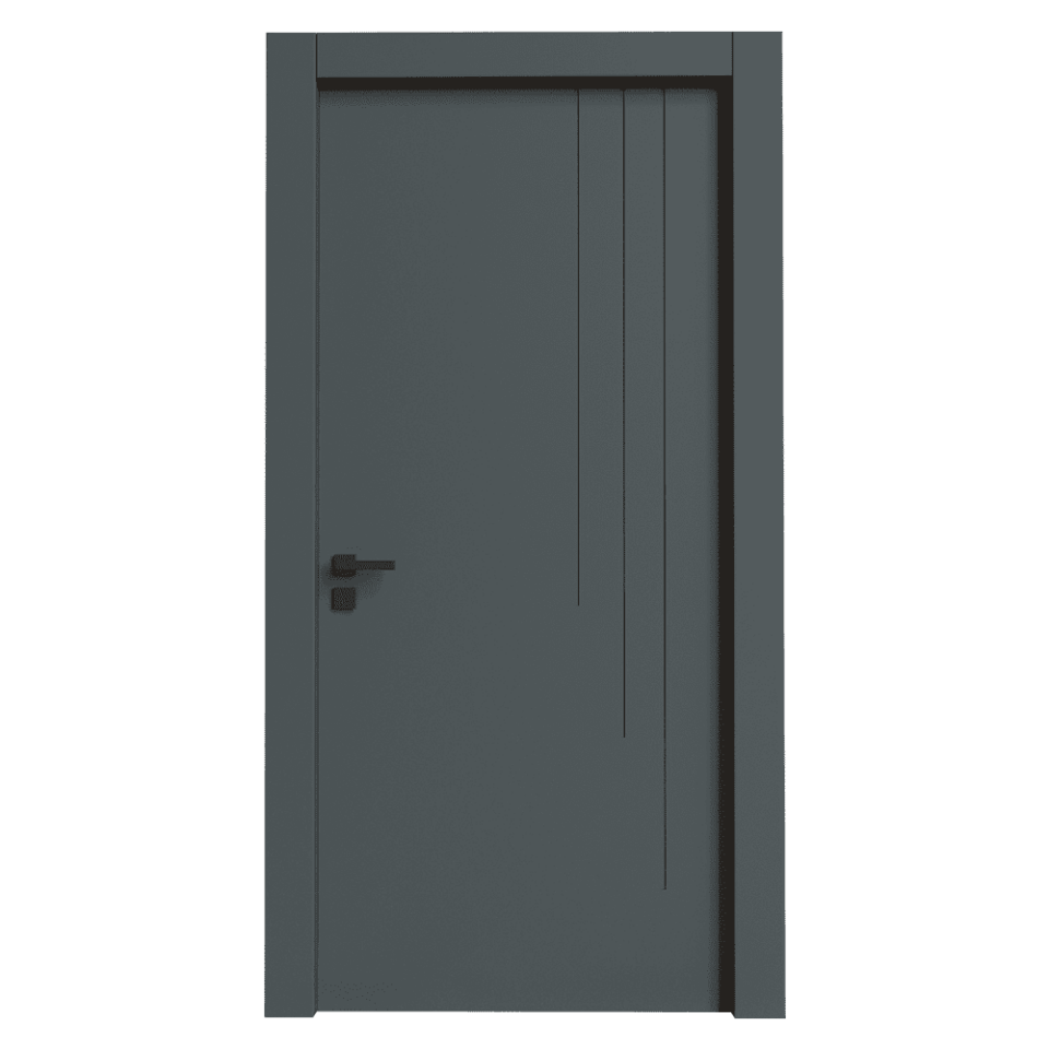 Teta Home T-6015 İç Oda Mdf Lake Kapı Antrasit - 87x203 - 10/13 - WC-Banyo