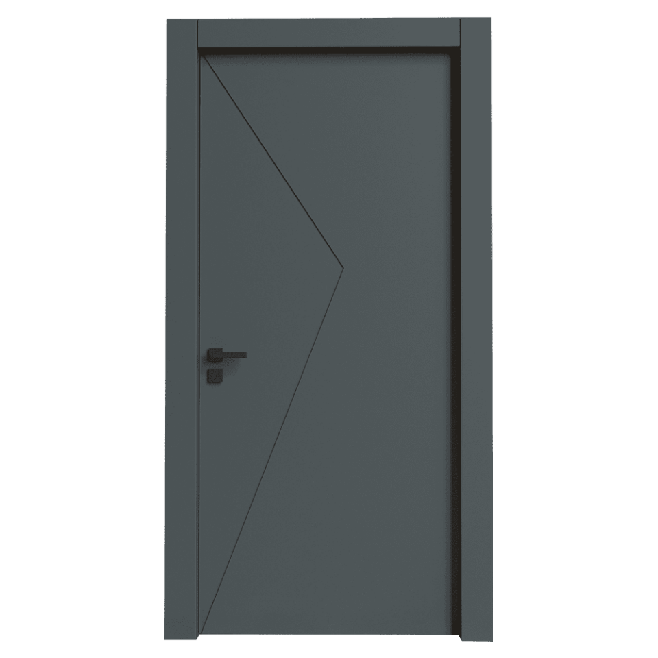 Teta Home T-6003 İç Oda Mdf Lake Kapı WC-Banyo - Antrasit - 87x203 - 18/21