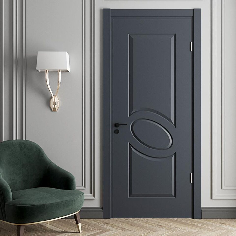 Teta Home Erciyes Amerikan Panel Kapı WC-Banyo - Antrasit - 87x203 - 10/13