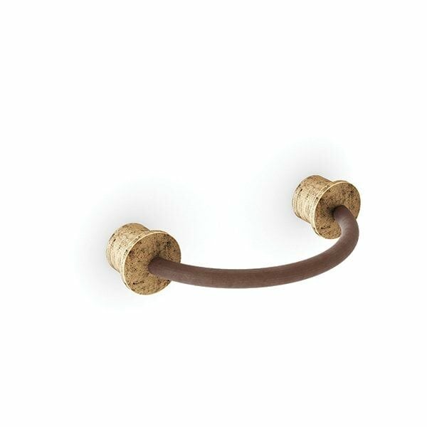 Hafele Deri Mobilya Kulpu Satu 96mm Antik Bronz-Koyu Kahve